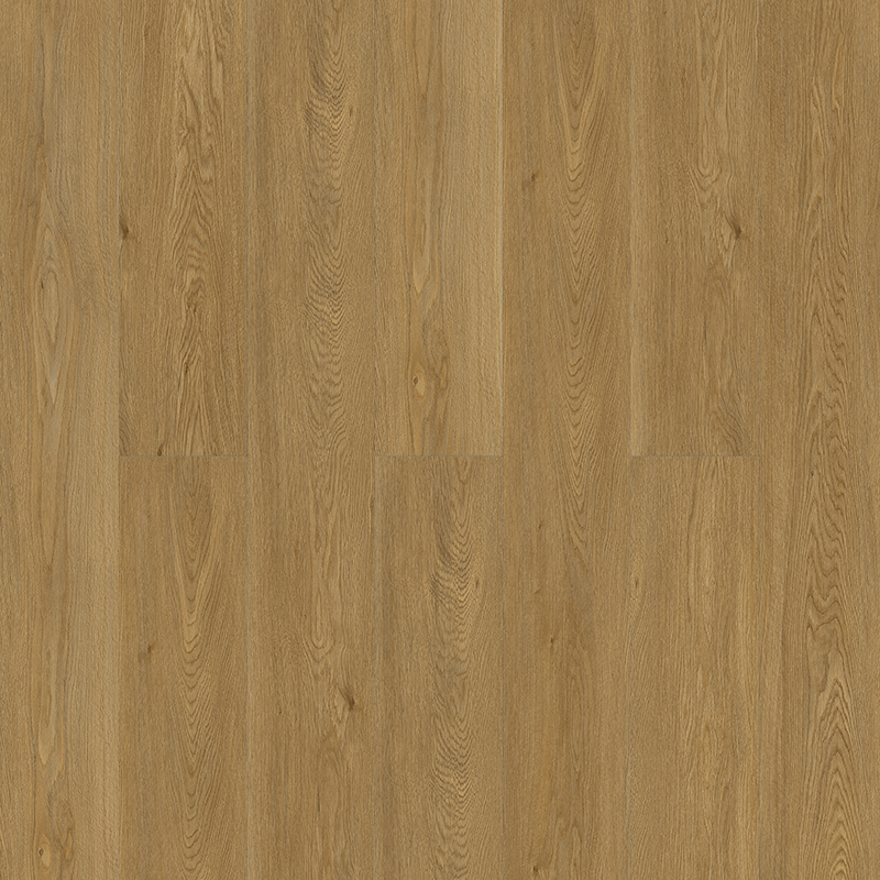 Varm brunt egetræskorn præget i Register Ultra-Quiet Click Vinyl Planke Flooring
